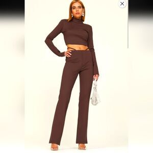 Nicholas Jelena Brown Pants Size 2